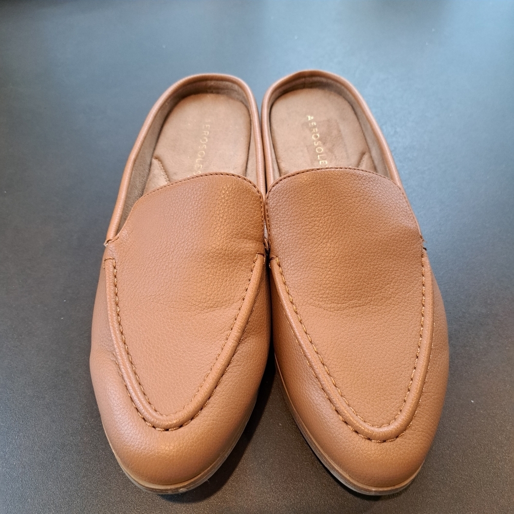 AEROSOLES Enlight Tan Slip On Women's Size 9 #B3 - Picture 2 of 8